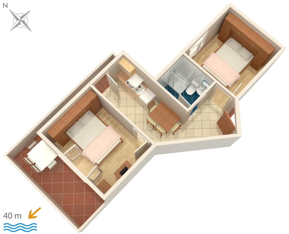 Apartments By The Sea Igrane, Makarska - 310 Exterior photo
